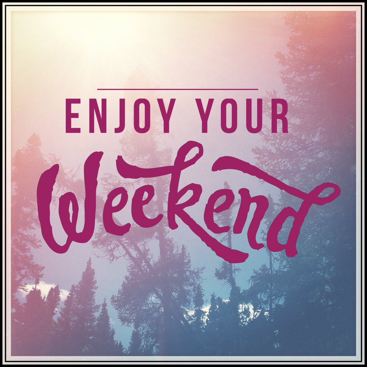 Happy Friday everyone! Enjoy the weekend!