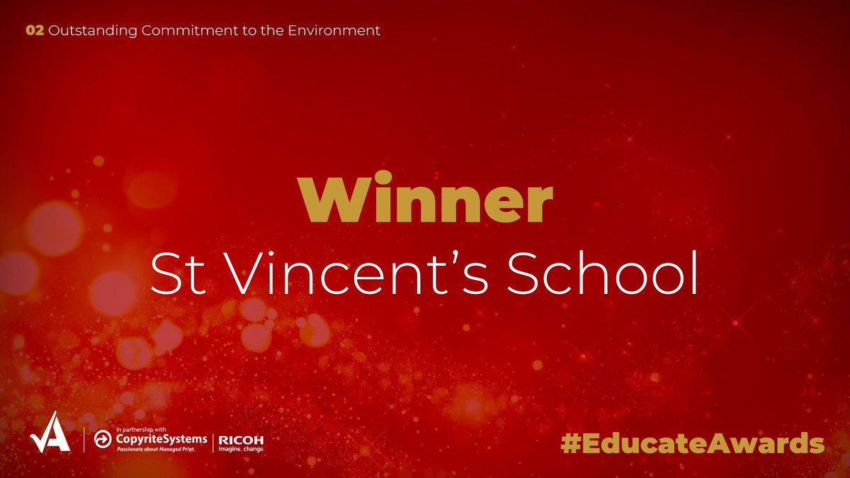 Next up is the Outstanding Commitment to the Environment category, presented by judge @glaciologytim, who is a senior lecturer in geography and programme leader for climate change at <a href="/LJMU/">Liverpool John Moores University</a>
 
The winner is… <a href="/stvincentsL12/">St. Vincent's School</a>! Congratulations ⭐️ #EducateAwards