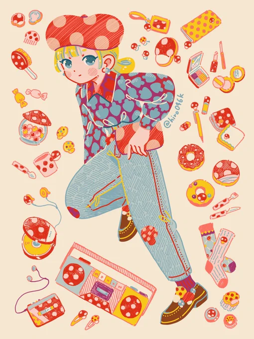 きのこ雑貨

#イラスト #illustration #AdobeFresco #みんなで楽しむTwitter展覧会 