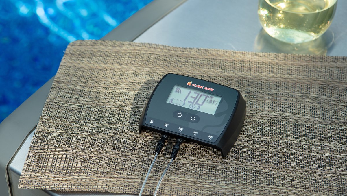 FlameBossSmokes's tweet photo. Pick up our #FlameBoss WiFi Thermometer for ONLY $39 during our #BlackFriday through #CyberMonday sale, LIVE NOW! ⁣
⁣
The WiFi Thermometer monitors up to 4 temperatures and works with any grill, smoker, oven, and stovetop.⁣
⁣
⁣🔗 https://t.co/3bE0IpCoZB https://t.co/tTSIeuPzmN