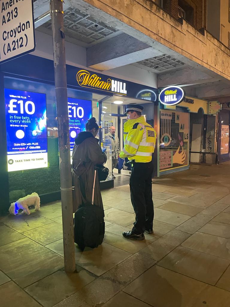 MPSPenge's tweet photo. There has been additional patrols in #Penge tackling violence against women and girls which included raising awareness of streetsafe, handing out spikeys, street safe leaflets and handing out personal safety alarms #VAWG #Streetsafe #WorkingtogetherforasaferLondon https://t.co/ZdU0yjxVsN