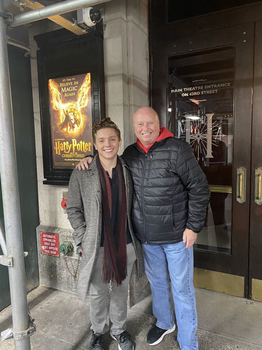 Got a chance to catch up with <a href="/QuinnyBlades/">Quinn</a> here in NYC. He is a 2015 graduate of <a href="/SHSFalcons/">Staley High School</a> and was a super star for <a href="/falconstheatre/">Staley Theatre</a> back in the day.  Now he is on Broadway in <a href="/CursedChildNYC/">Harry Potter and the Cursed Child NYC</a> congrats Quinn!!  Staley Nation is proud of you!! <a href="/NKCSchools/">NKC Schools</a>