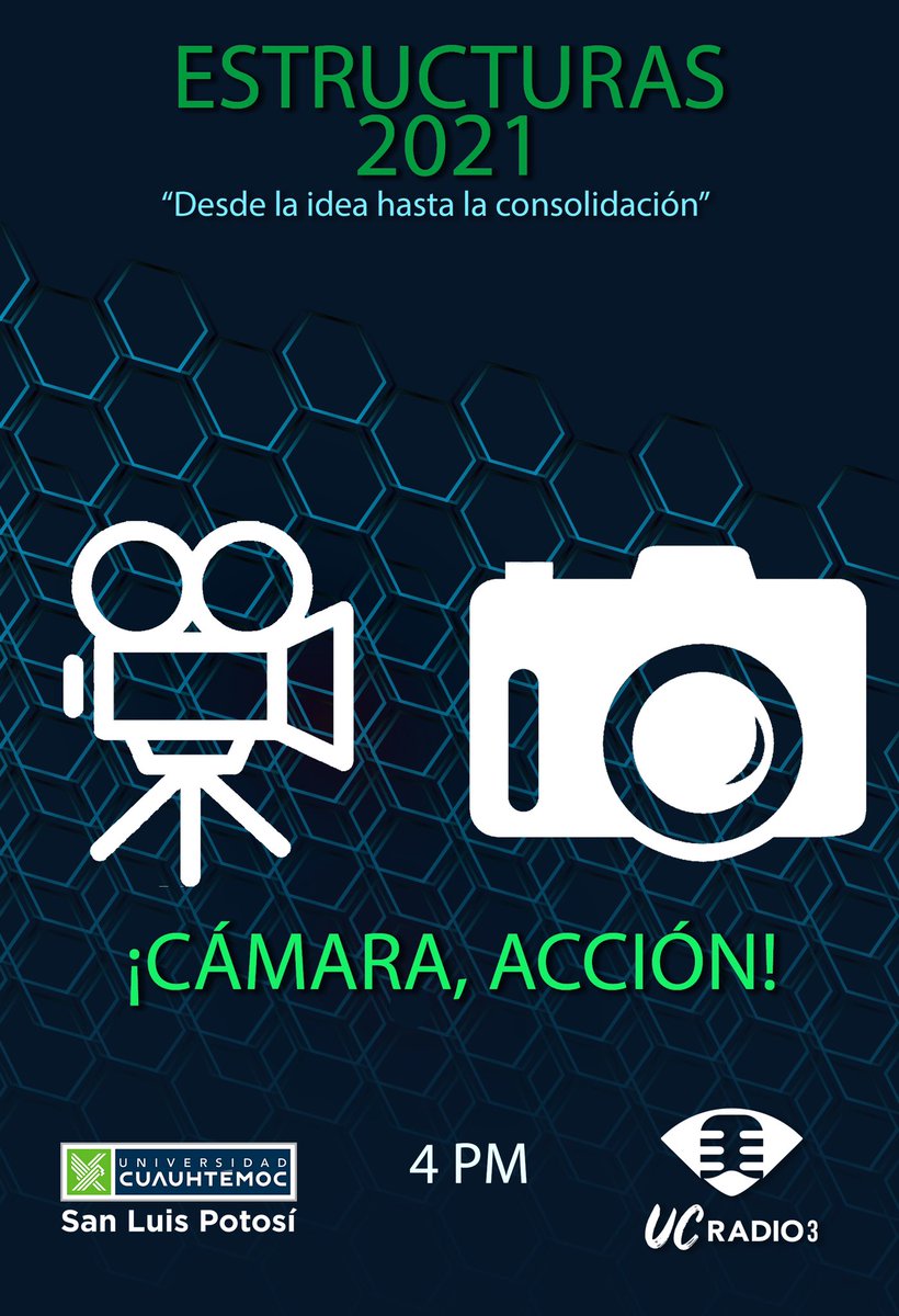 Comienza nuestra quinta mesa “¡Cámara, Acción!” 📸📺

#radiomaratónuc #radiomaraton2021 #estructuras2021 #guerrerosalaire #UCSLP