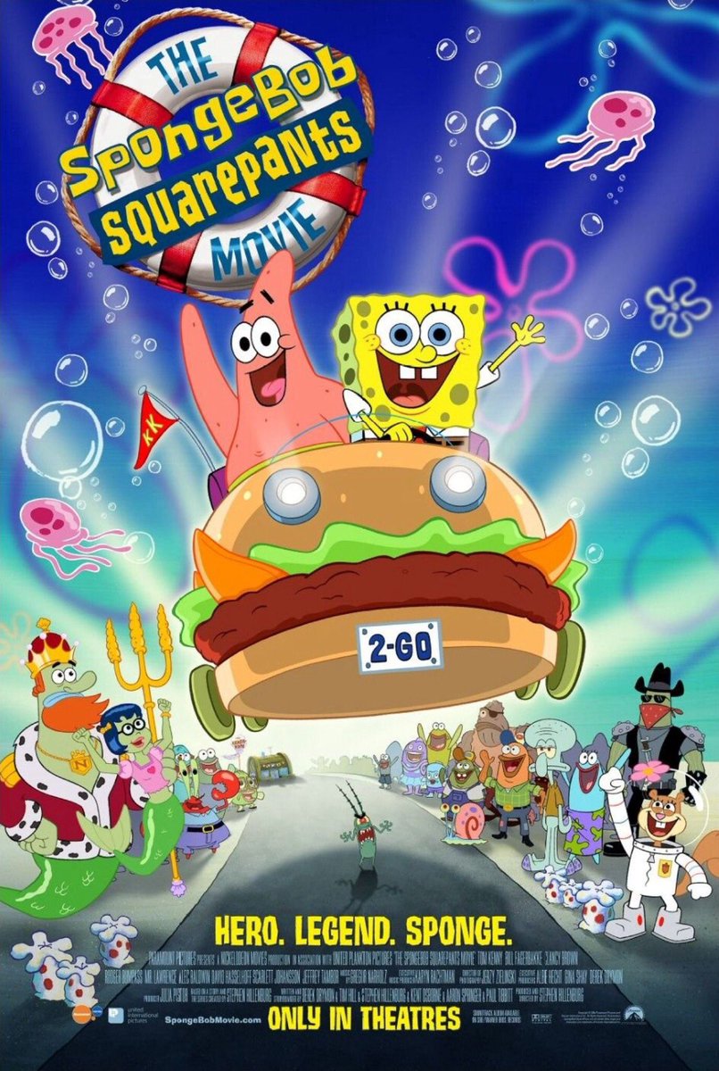 Happy 17th Anniversary to The SpongeBob SquarePants Movie! 🥳🎉

#SpongeBob #ScarlettJohansson @AlecBaldwin @DavidHasselhoff #JeffreyTambor #TheSpongeBobMovie