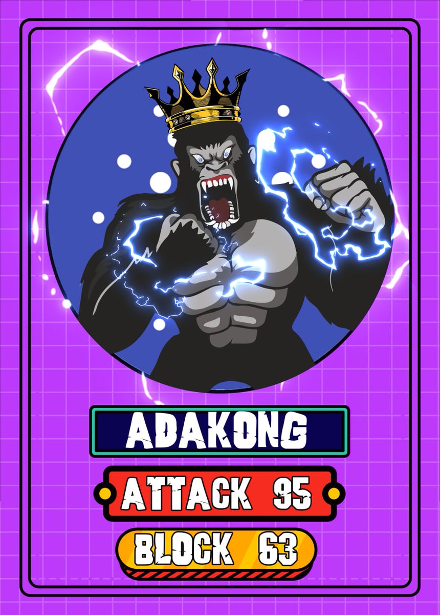 AdaKongBSC's tweet photo. 🦍👑 We are working on a NFT series of #ADAKONG 
Do you like it? 

♥️Remember... 14% each transaction to $ADARewards. 
🌐Web: https://t.co/D2e0mHyAZd 

#AKong #NFT #Defi #Moon #BSC #BNB #CARDANO https://t.co/QsTWnEiVTt