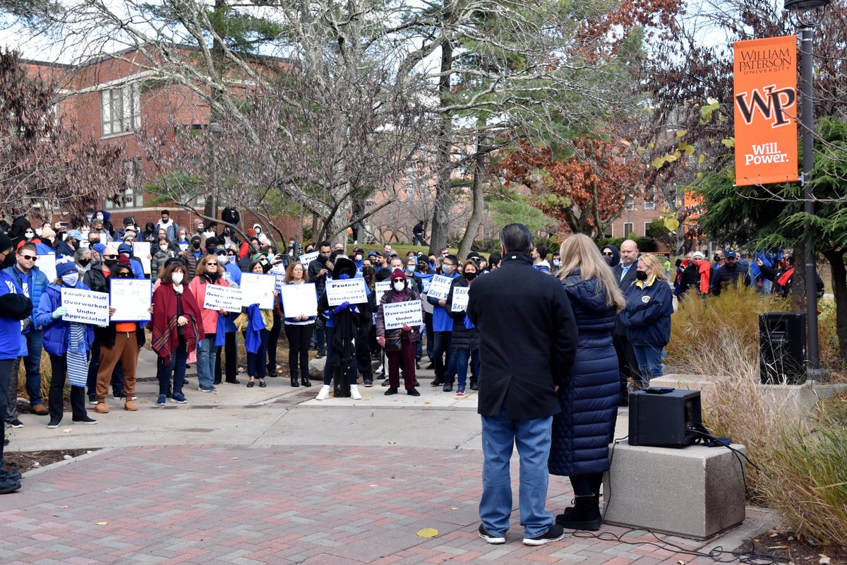 AFT New Jersey (@aftnj) on Twitter photo Great turnout and enthusiasm today for AFT Local 1796's layoff protest rally at <a href="/wpunj_edu/">William Paterson University</a> to #SaveWPJobs.
View more photos here:
facebook.com/media/set?vaniβ¦
<a href="/AFTunion/">AFT</a> <a href="/CNJSCL/">College Council AFT</a> <a href="/rweingarten/">Randi Weingarten πΊπΈβππͺπΏπ©βππ£πΊπ¦</a> Great turnout and enthusiasm today for AFT Local 1796's layoff protest rally at <a href="/wpunj_edu/">William Paterson University</a> to #SaveWPJobs.
View more photos here:
facebook.com/media/set?vaniβ¦
<a href="/AFTunion/">AFT</a> <a href="/CNJSCL/">College Council AFT</a> <a href="/rweingarten/">Randi Weingarten πΊπΈβππͺπΏπ©βππ£πΊπ¦</a>