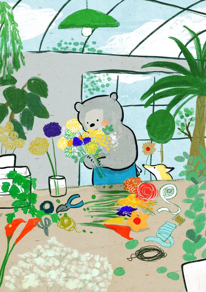 ももろ 絵本作家 Illustrator 知らなかったんですが かすみ草って英語で赤ちゃんの吐息 Baby S Breath っていうらしい 元々好きな花だったんだけど 可愛すぎないですか T Co Rd74tntdrc Twitter