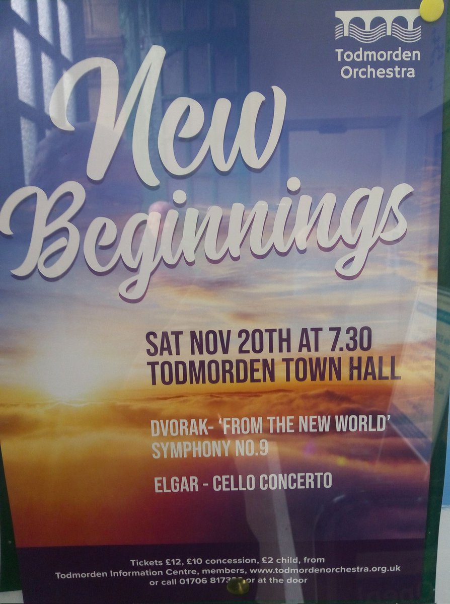 Calder_daily's tweet photo. Todmorden Orchestra to play Elgar and Dvorak tomorrow (Sat. Nov. 20): https://t.co/cZ0zHhtaSL