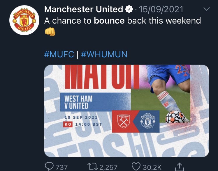 UtdYahz's tweet photo. They tweet this every week😭 https://t.co/KiZEPEO6uA