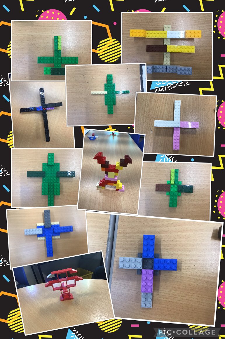 2Neave's tweet photo. We are thinking about a child’s right to work rest and play @BarleyPrimary and supporting the Lego #BuildToGive initiative this Christmas. Look at the fantastic stars made by @2Neave. https://t.co/6S2f7C2q2L