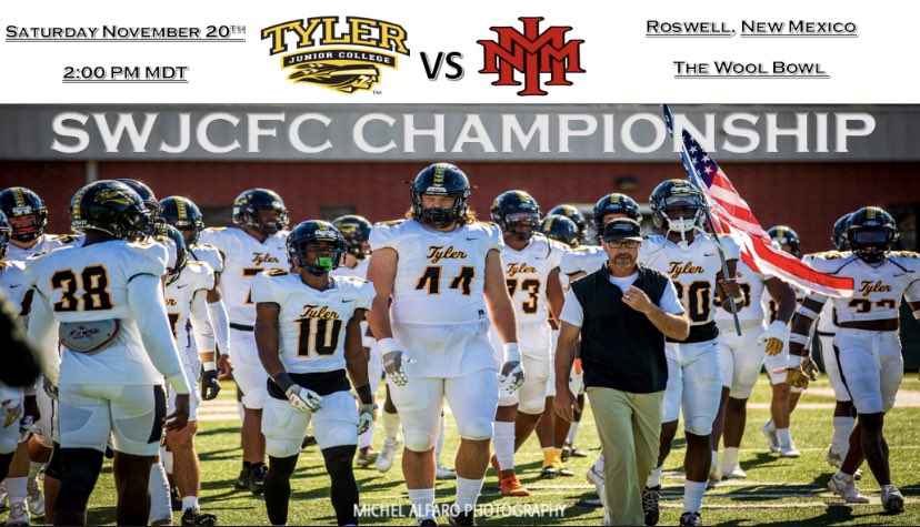 TJCFOOTBALL's tweet photo. The Apaches have arrived in Roswell, N.M. for a big one tomorrow! 🏆⚫️🔶 https://t.co/BnWBYHFwvu