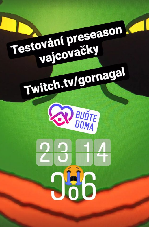Testování preseason vajcovacích buildů

twitch.tv/gornagal