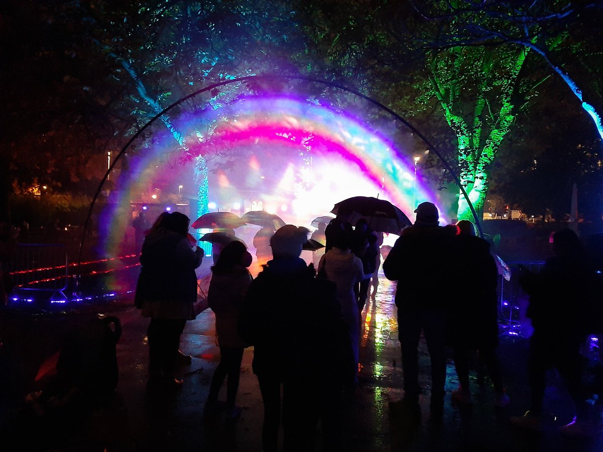 Wonderful evening out at the 'We Shine' Portsmouth Light Festival.