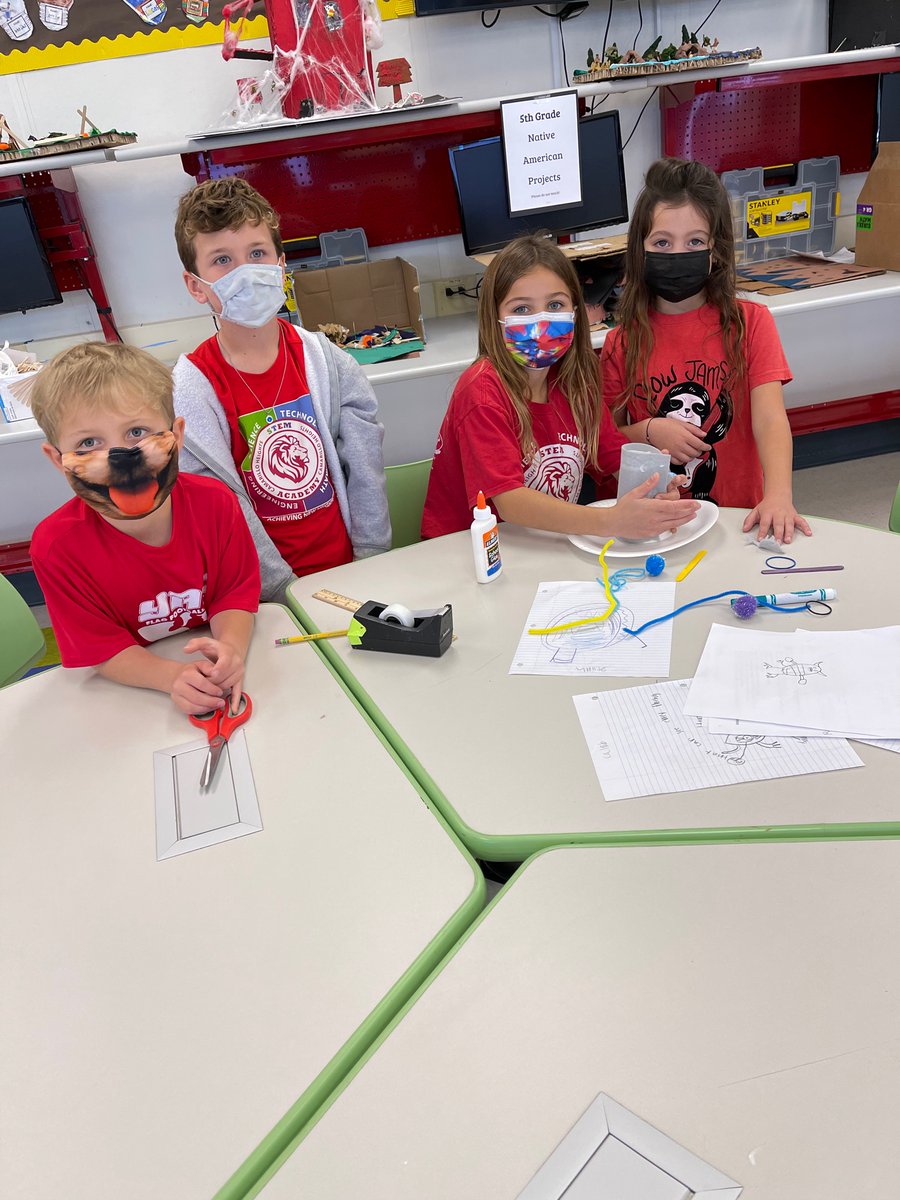 KainsLions's tweet photo. Great teamwork on the Build a Monster Challenge @CamHeightsSTEM @CHS_Makerspace! #synergize https://t.co/6xGpeul0ly