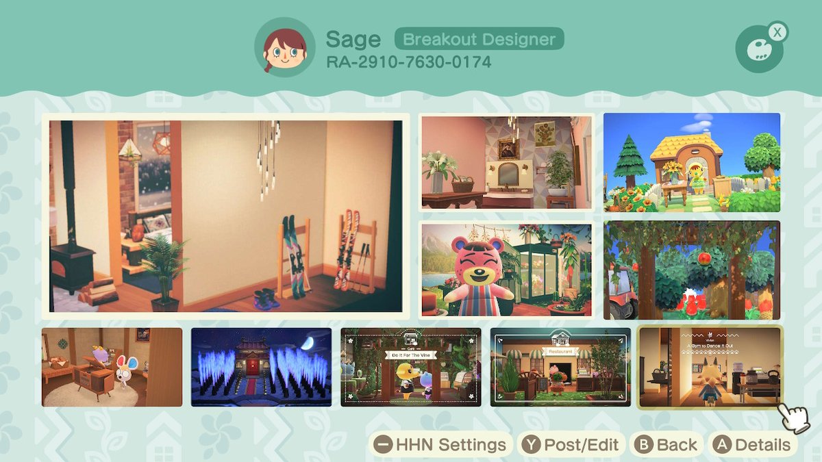 acnhsage's tweet photo. 🌷 Welcome to Nephthea 🌷
💭 DA-5104-1849-1749 💭
📋 RA-2910-7630-0174 📋
Explore my lil island or my happy home designs! Nothing extravagant but I do love my island 💕 
#acnh https://t.co/EaUOJ3LzXK