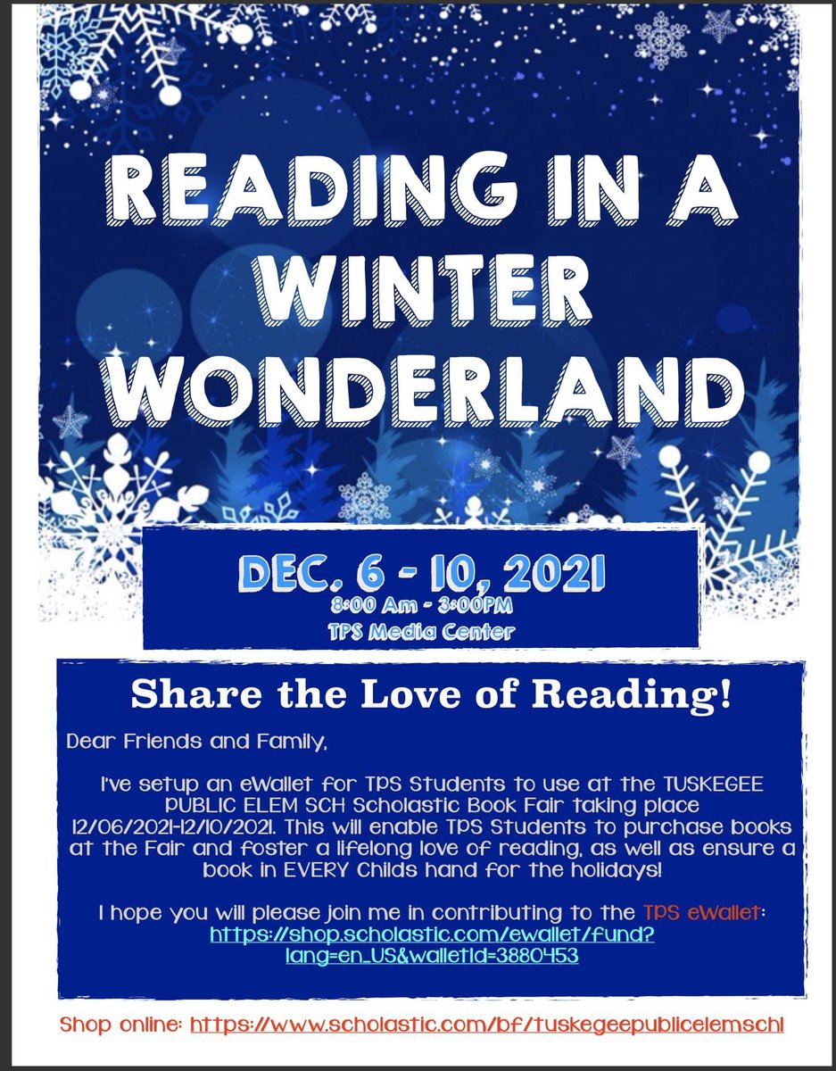 Reading in a winter wonderland! How inspirational!