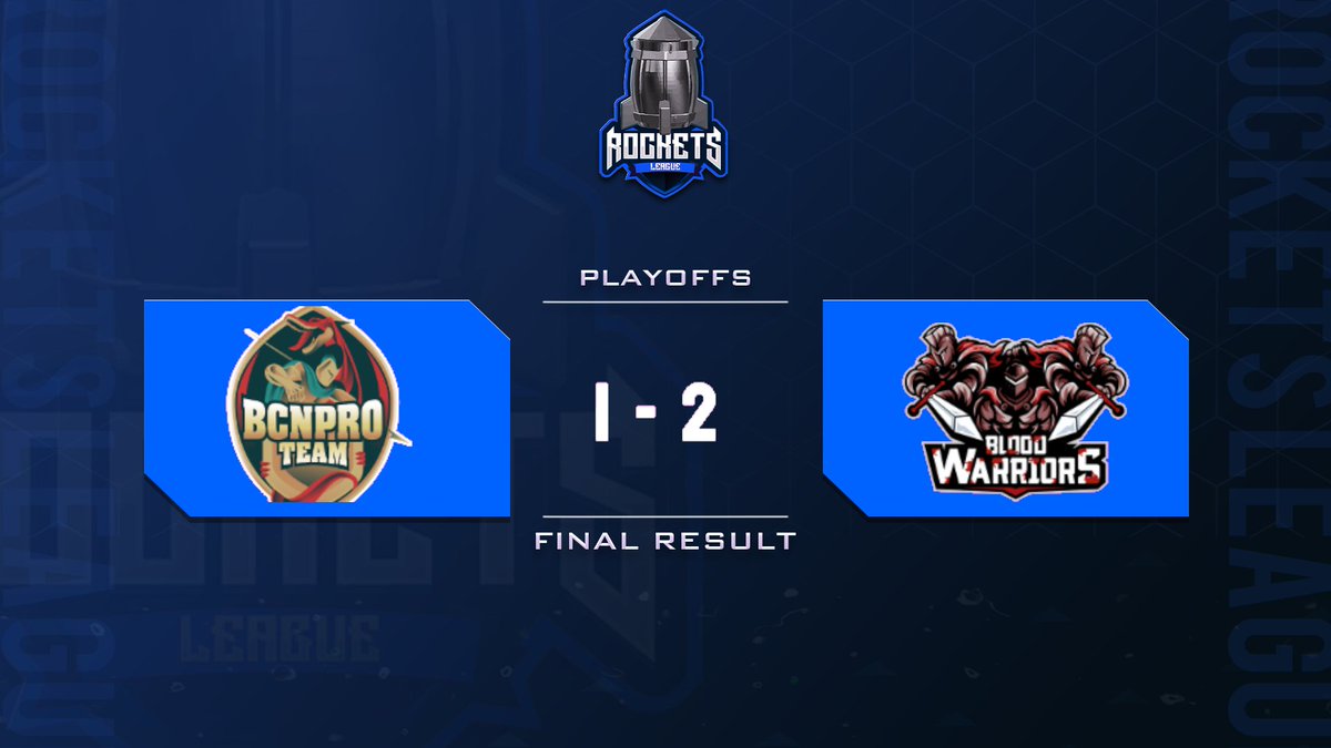 RocketsLeague1's tweet photo. Results #RLS7 Quarter-Finals - Day 1
@BCNProTeam 1-2 @BloodWarriorsGG
@FrostbiteCR 2-0 @NewAlliance_GG https://t.co/WGjfOSB51y