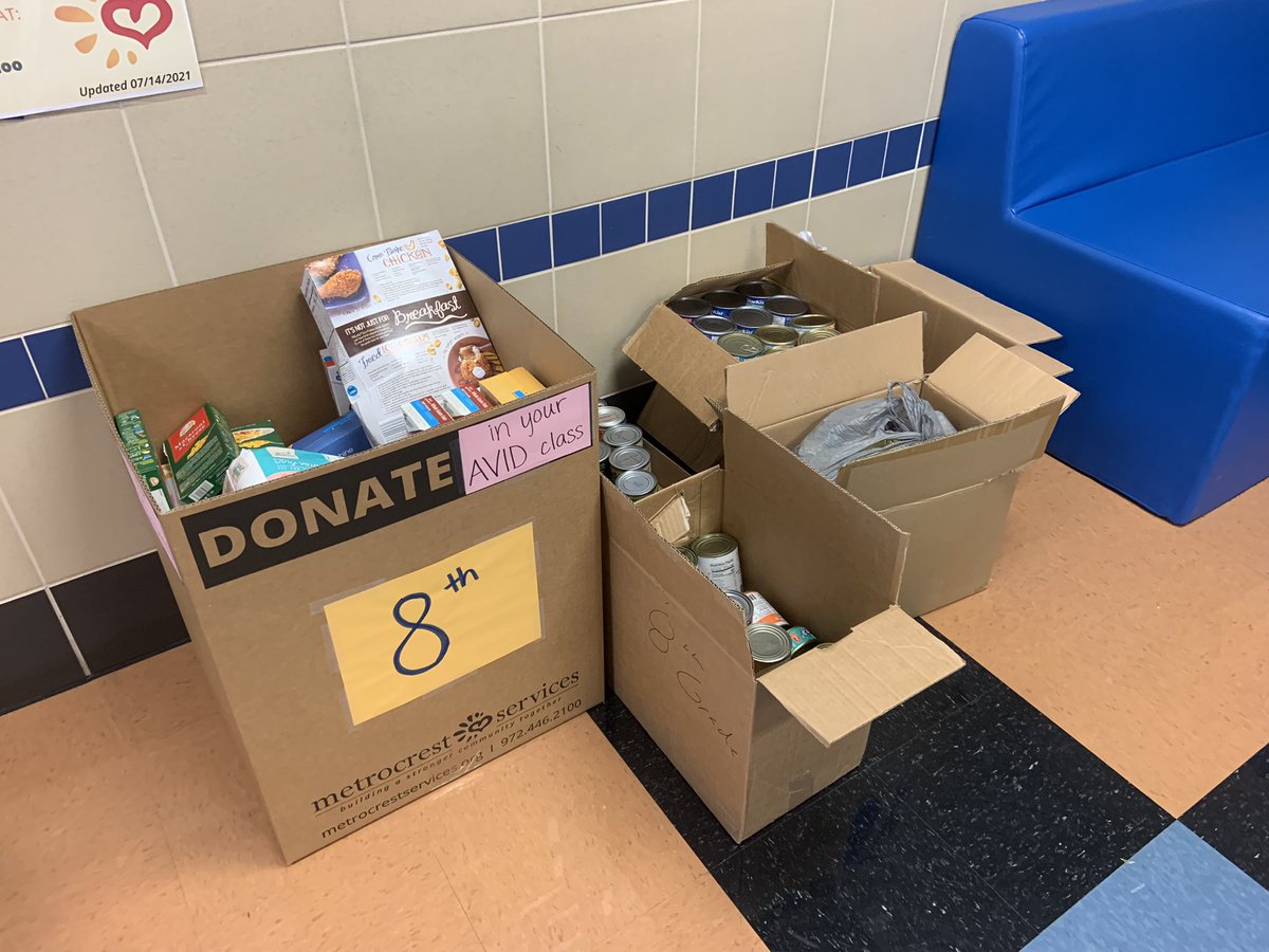 Apollo_JH's tweet photo. 7th grade may have won the challenge, but we’re all winners when we put others needs above our own. Proud of our Panthers donating so many goods and making a positive impact this week. #apollogearup #apolloproud #risdgreatness https://t.co/Hdo597g7p5