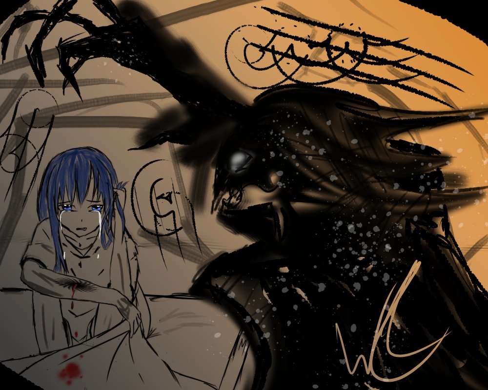 art #drawing #digitalart #expressionism #anime #commissionsopen  #Schizophrenia #MentalHealthMatters #depression #ArtistOnTwitter #sketches  Venting, image size:1000x800