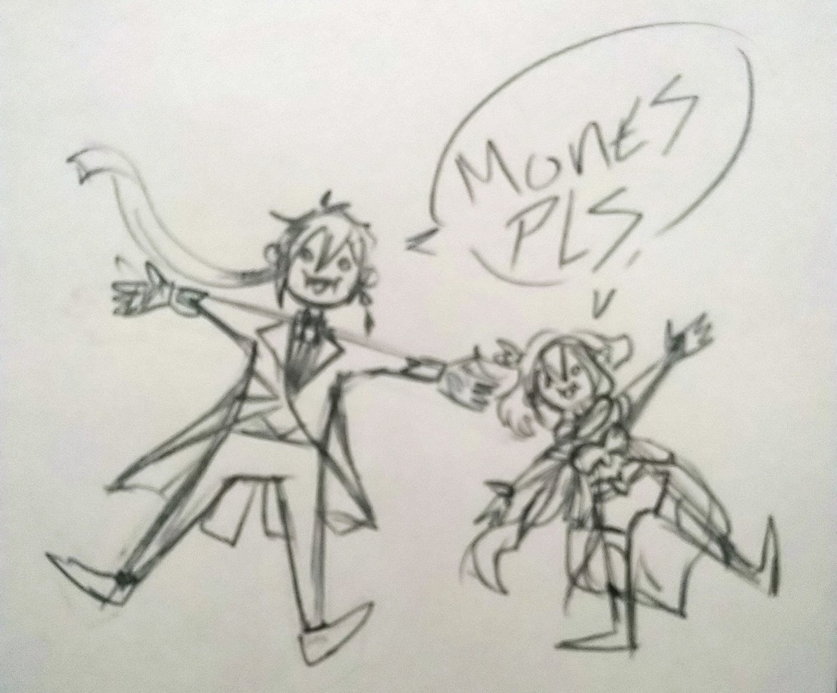 I'm back on my self-insert shit, this time with genshin. Childe now has to contend with two moneyless dumbasses asking for the monez