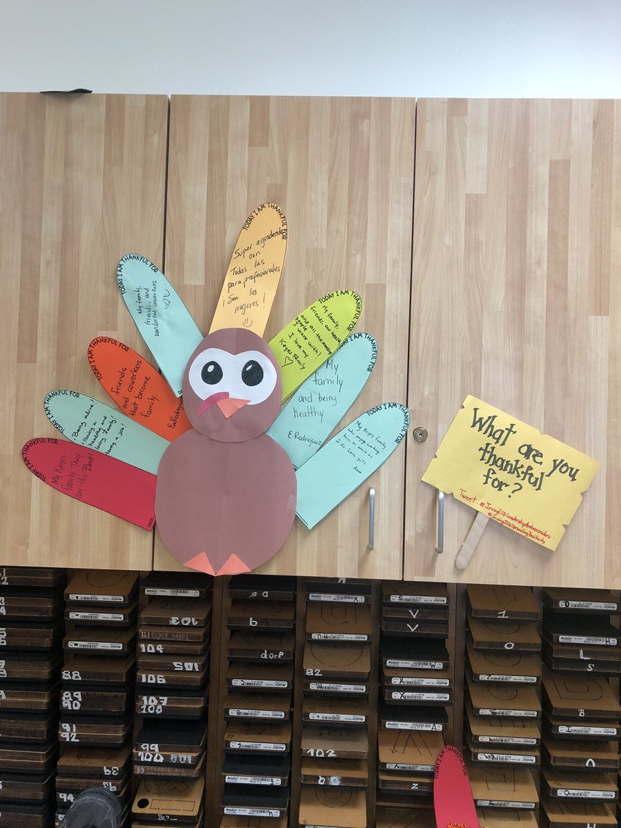 msbarrios80's tweet photo. What you thankful for?
We are thankful for our school community at @KeyesTigerCubs 
#IISDleadershipambassadors #IISDspreadingpositivity https://t.co/VNIMhUw7KP