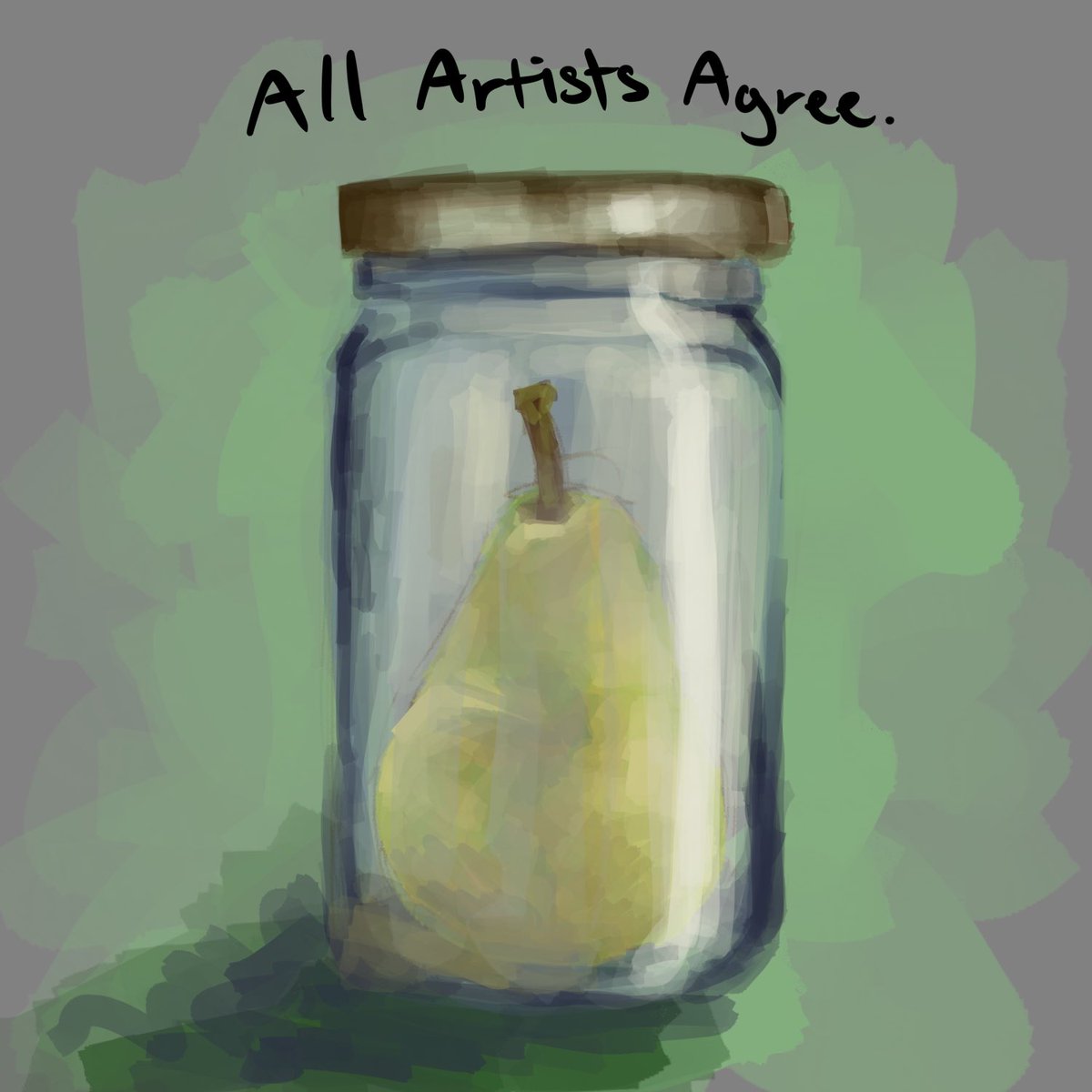 Sulillium's tweet photo. #CronchArt All Artists Agree. https://t.co/0yHUAJqeUn