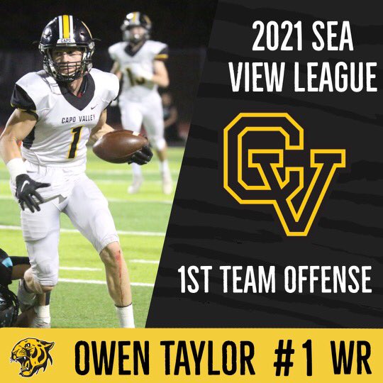 🏆 2021 1st Team Offense 🏆 

- <a href="/treykukuk/">Trey Kukuk</a> 
- <a href="/owen_taylor7/">Owen Taylor</a> 
- <a href="/mark_hopkins_/">Mark Hopkins</a> 
- <a href="/danebenedix/">Danebenedix</a> 

#WeAreCV 🐯🌴