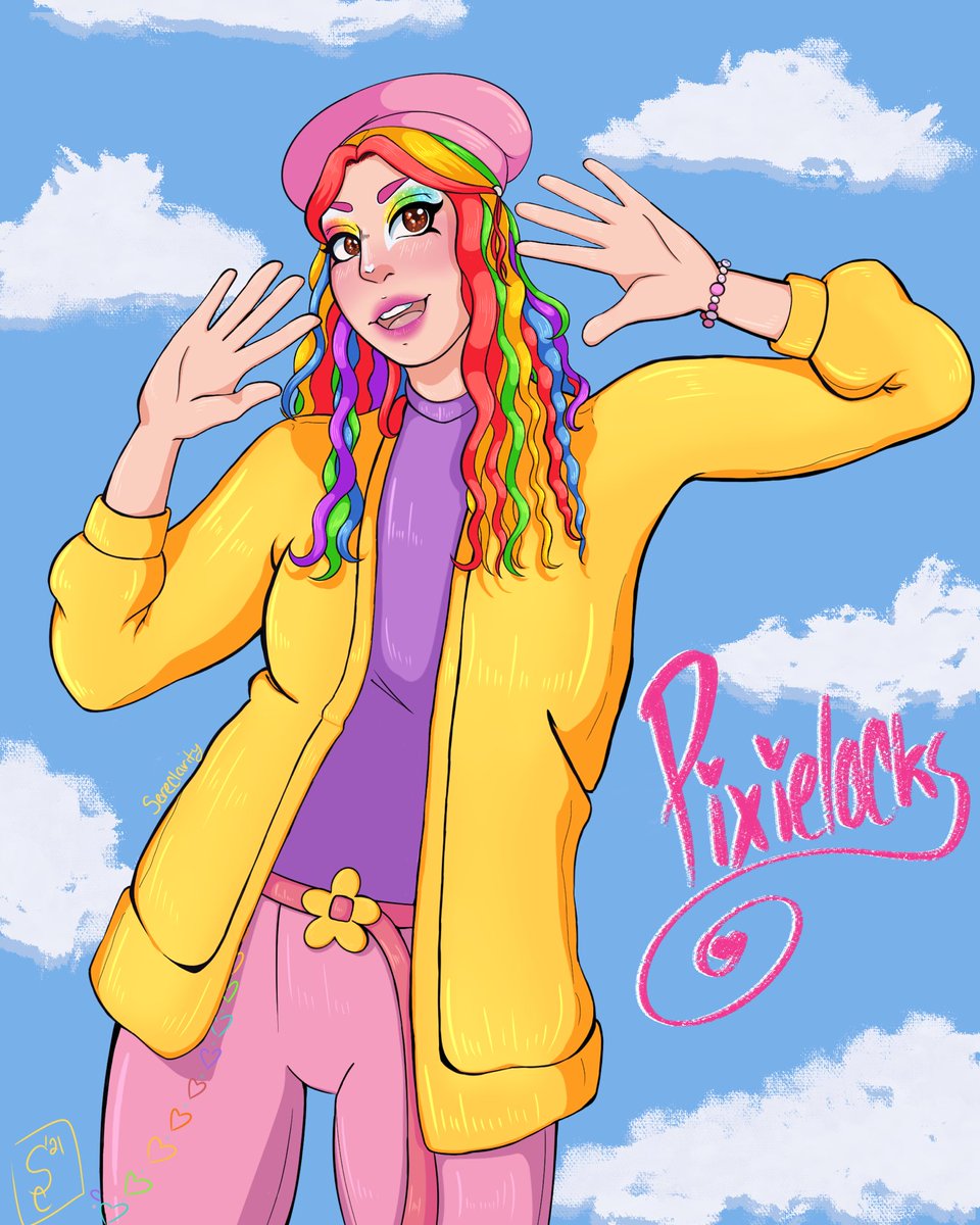 sereclarity's tweet photo. Hehe I finally drew them!! Theyโre one of my fave youtubers ๐ ๐ โจ ๐ #confetticlub #pixielocks https://t.co/gZ06P9D6Df
