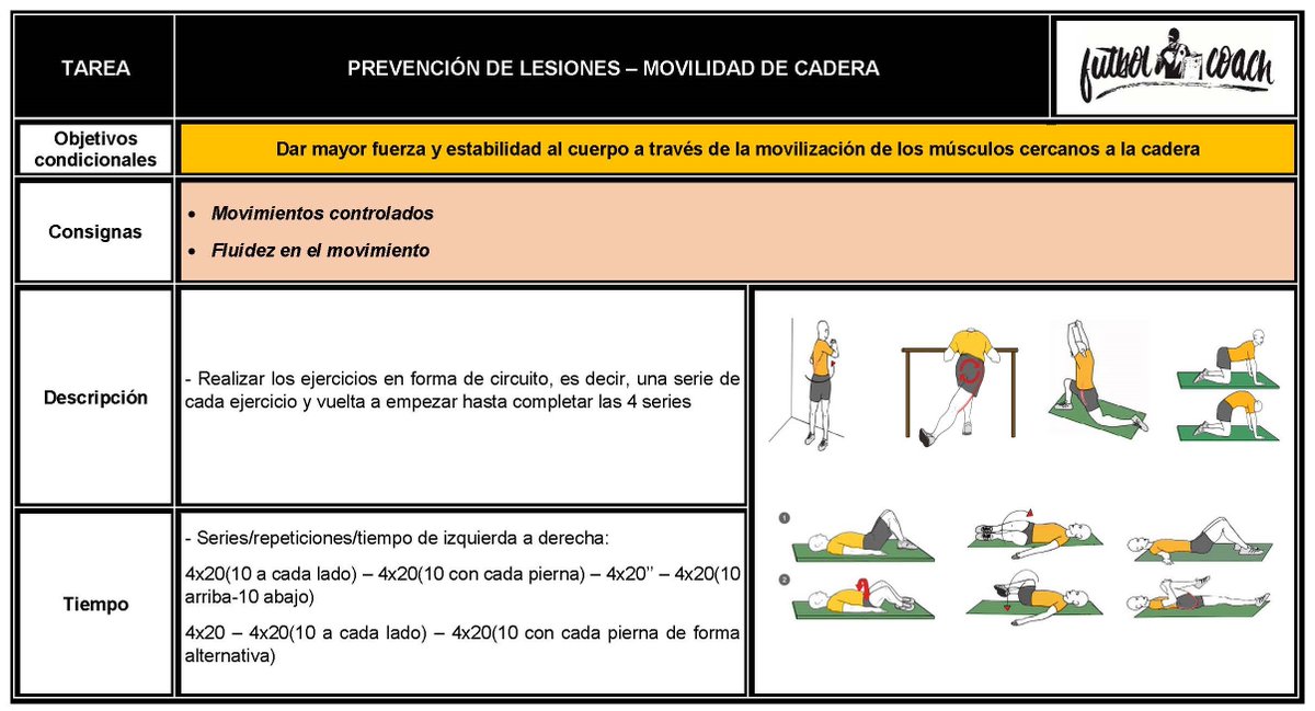 futbolcoach_web's tweet photo. Área de preparación física - Prevención de lesiones - Movilidad de cadera // https://t.co/kuUJEjKaJj
#futbolcoach #entrenamientofútbol #preparaciónfísica #preparaciónfísicafútbol #prevencióndelesiones #preparadorfísico #preparadorfísicofútbol #entrenamientofútbol #tareaspf https://t.co/EHidO92U95