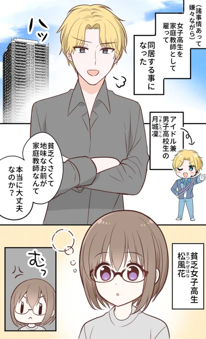 ツンデレアイドルと地味JKの話① 