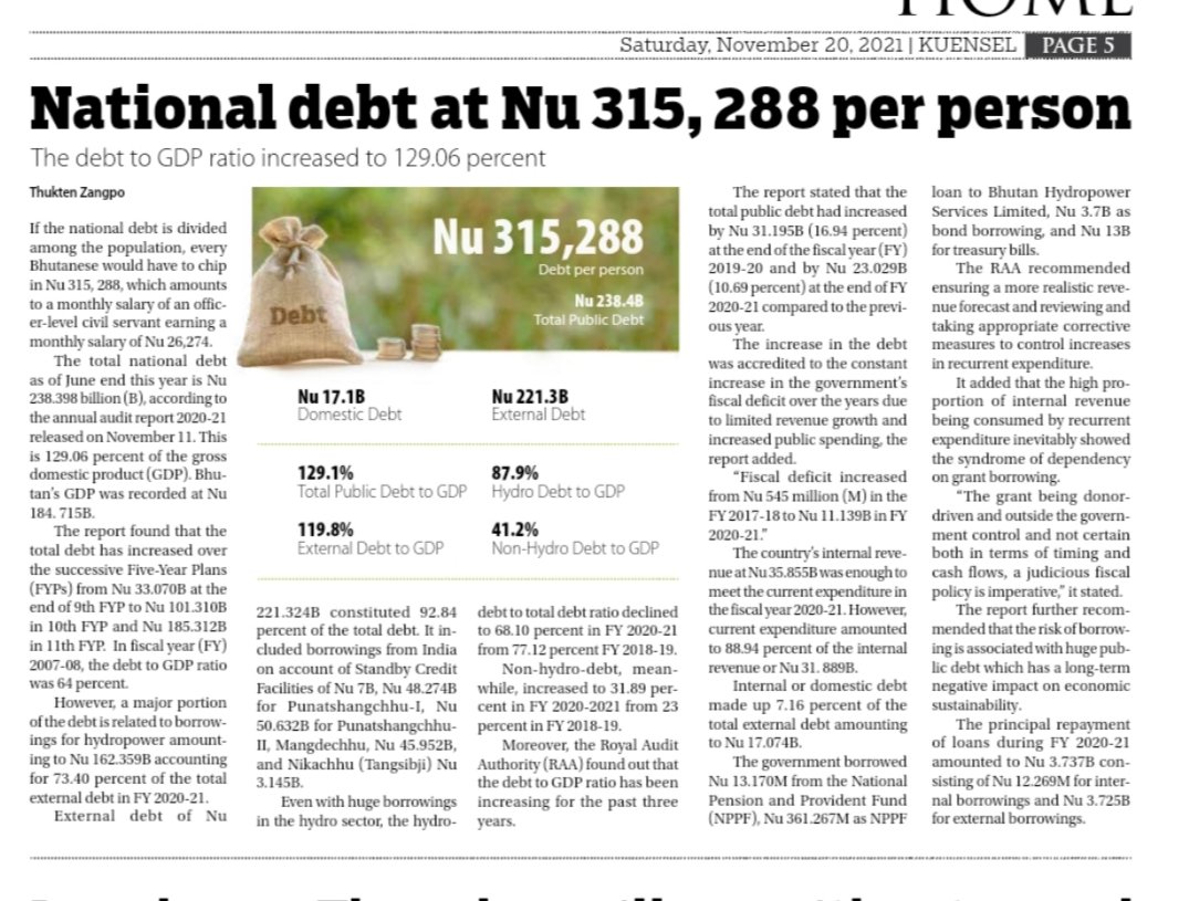 bhutanpdp's tweet photo. #DNT government's luxury life styles &amp; our public debt. They pledged that their ministers would use electric cars but they have spent 16m additional fund to buy 5 cars for themselves. Public debt per capita has ballooned to Nu. 315,288. 

Tshajang ma lang em bey ga la? https://t.co/79ZTa9AR1r