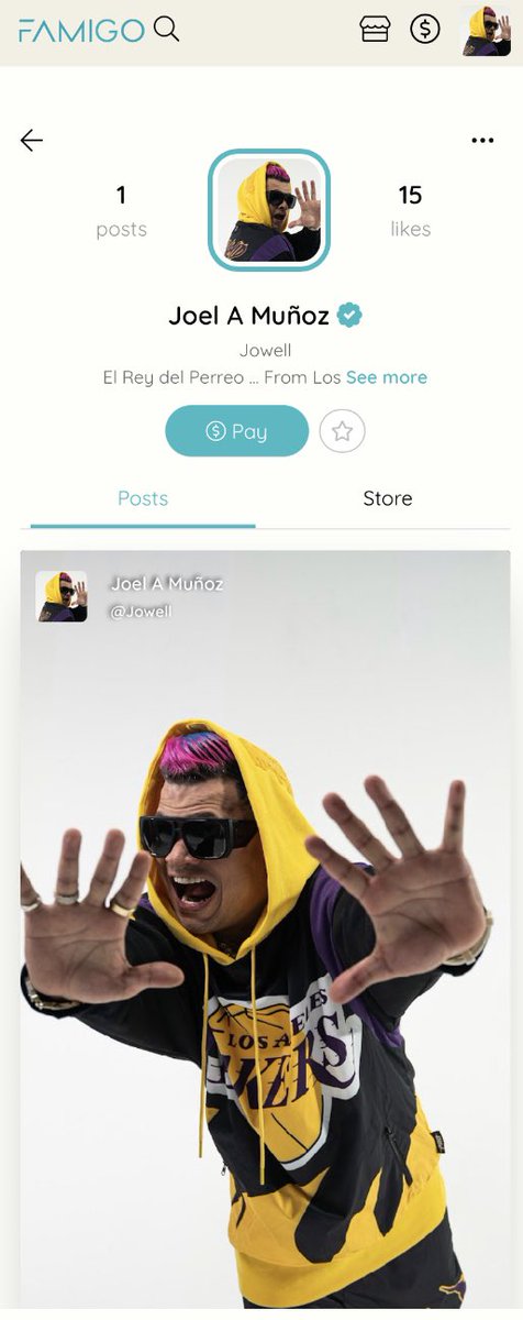 jowell1's tweet photo. Síganme en esta Nueva Red Social !! Estaré publicando contenido EXCLUSIVO y regalando varios articulos personales a los más reales Fans ! Síganme en #Famigo : https://t.co/7N5ZH905Ow https://t.co/RSoNuAzM9H