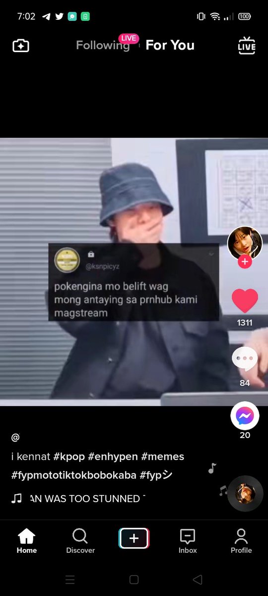 haesnoo's tweet photo. tanginang yan minsan na nga lang mag tiktok debut itong tweet pa yung napili https://t.co/sl4QJHOUNr