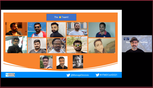 jbasuroy369's tweet photo. #HTMD team behind #HTMDConf2021 and our special guest @Hoorge. Come join us for a fun-filled great day of learning from the awesome speakers who are in the line-up to deliver amazing sessions about #DeviceManagement 

https://t.co/BJvUvjWXN5 https://t.co/2hZHQOIzMg