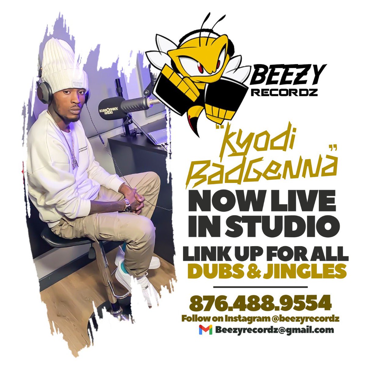 beezyrecordz's tweet photo. Link up for all authentic Kyodi Badgenna dub and jingles๐ฅ๐ฝ
#beezyrecordz #whenminice #alienmob https://t.co/I2CtDdYczy