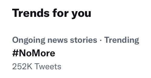 Bezyee's tweet photo. #NoMore trending breaks through all blockers and still No.1 🙌🏽 It’s 🌍Movement‼️ @HermelaTV https://t.co/kGrxXmbkrP
