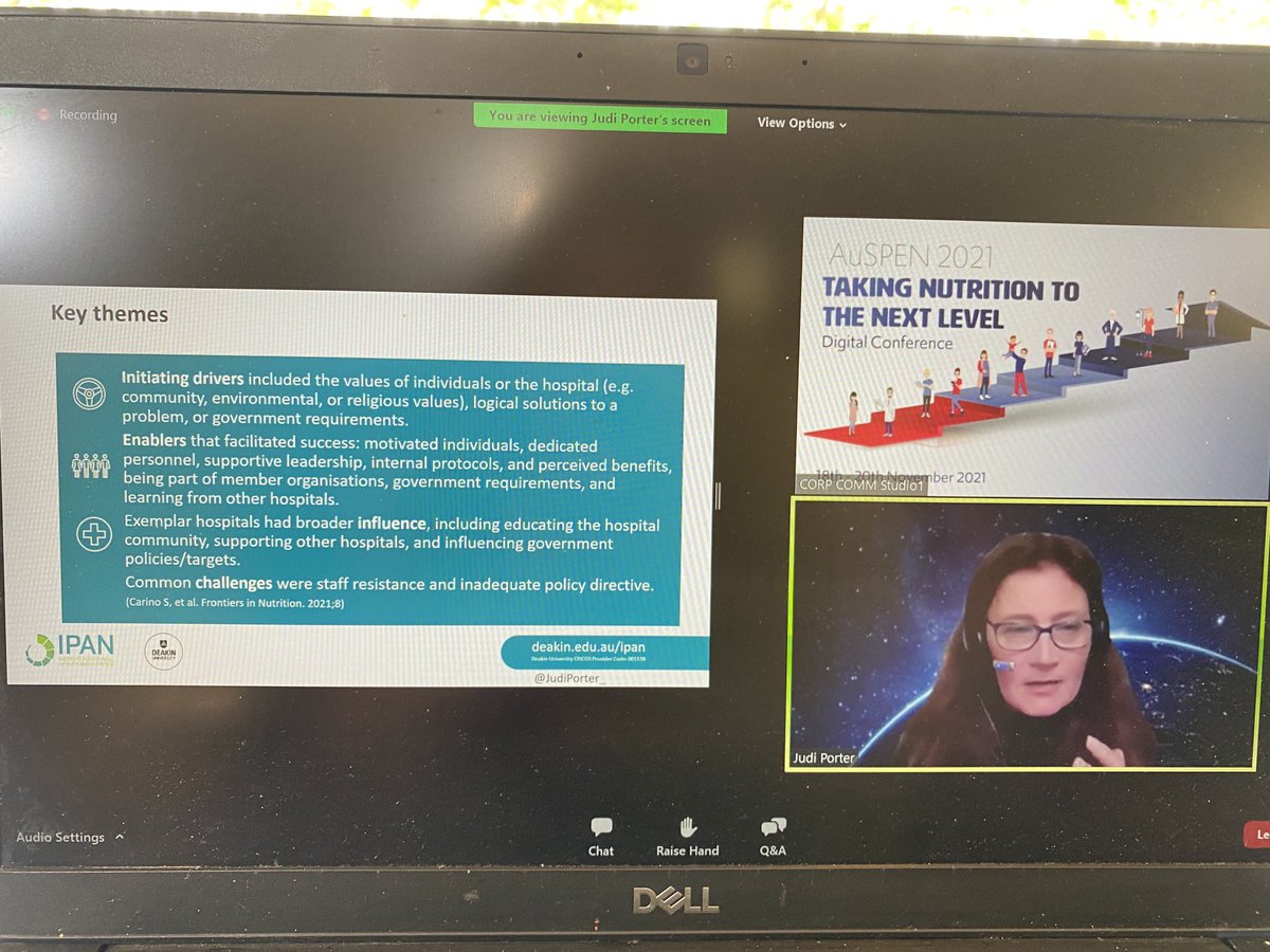 INyulasi's tweet photo. Judi Porter very inspirational presentation on hospital food waste and lack of sustainable policies in this space https://t.co/Fxg86dEhN1