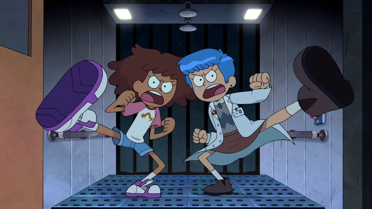 DTVANews's tweet photo. Anne trusts a questionable scientist who may have found a way to get them to Amphibia.

#MotorCity's &amp; #DuckTales @katemicucci Guest Stars as Terri and #AtlantisTheLostEmpire &amp; #TheBuzzOnMaggie's @IAmCreeSummer stars as Dr. Frakes

#Amphibia https://t.co/0qquazemj6