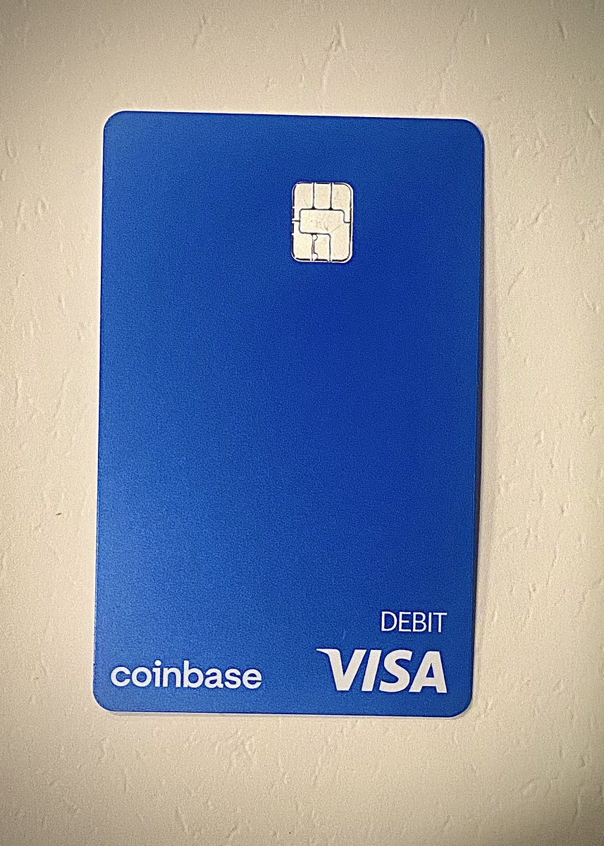 bwrighteousfit's tweet photo. Got my @coinbase debit card today! One of the main things people ask me about #crypto is “how do you spend it?”… well, now I can show them… “Anywhere @Visa is Accepted!” #cryptocurrency #crytocurrencies #coinbasedebitcard @Shibtoken @dogecoin @OfficialXYO https://t.co/0HKHayxrDc