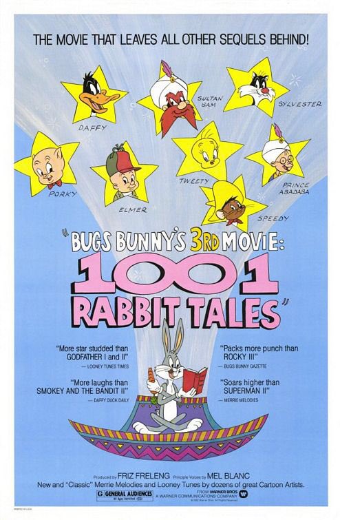 FilmNewsNos's tweet photo. 🎬MOVIE HISTORY: 39 years ago today, November 19, 1982, the movie ‘Bugs Bunny’s 3rd Movie: 1001 Rabbit Tales’ opened in theaters!

#MelBlanc #BeaBenaderet #ArthurQBryan #JuneForay #ShepardMenken #LennieWeinrib #LooneyTunes https://t.co/LgsExXVPlf