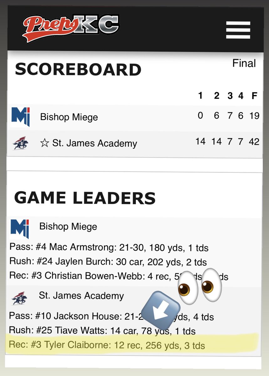 I guess this is the part where I remind you that <a href="/claiborne_ty/">Ty Claiborne</a> is still available as a 2022 prospect. 

Just might be the best senior wide receiver in the state that nobody is talking about.