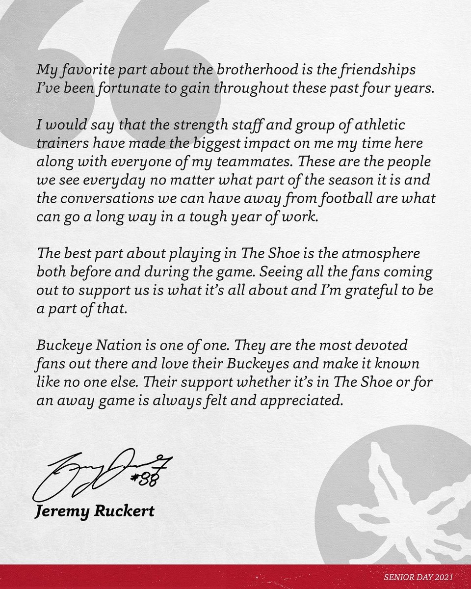 OhioStateFB's tweet photo. .@Jeremy_Ruckert1 • SR • Lindenhurst, NJ 

#GoBucks https://t.co/2YX7VmVqK5