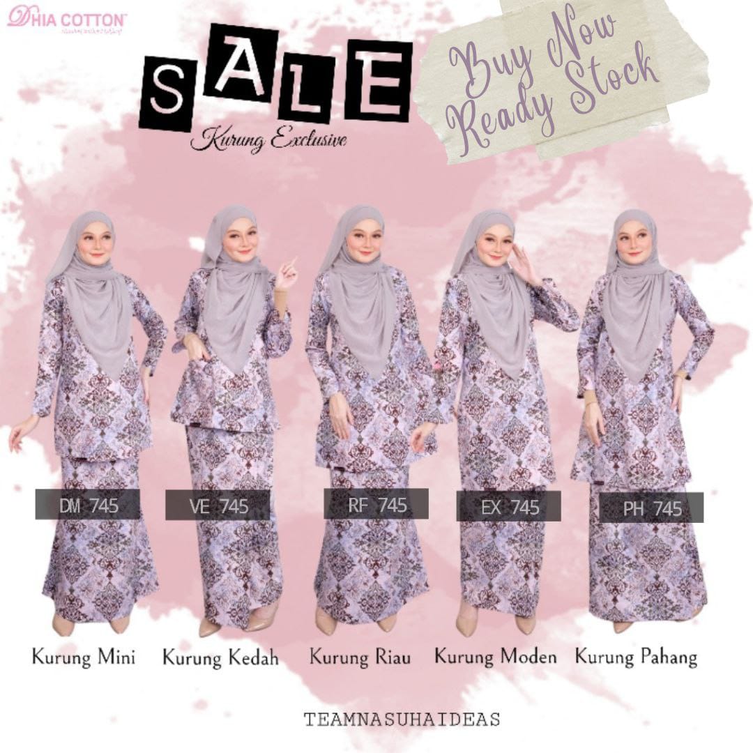 Certain orang taksuka baju kurung cotton sebab panas bila pakai sepanjang hari , but trust me you won't regret buy these 🤫✨ 

🔖RM55 sepasang ❤️