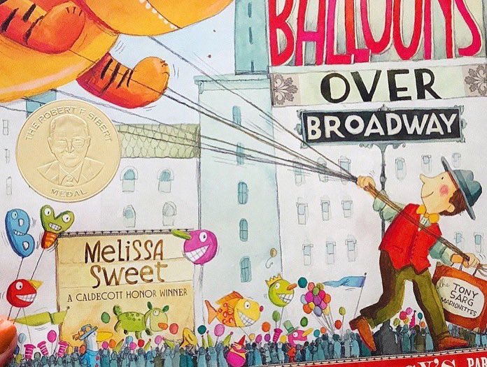 TurrubiatesSJH's tweet photo. We always have so much fun with this read aloud! Kiddos loved creating their own balloon puppets after learning about the innovative puppeteer behind the Macy’s Thanksgiving Day parade 🧡 @NISDHowsman https://t.co/jh7w65amzw
