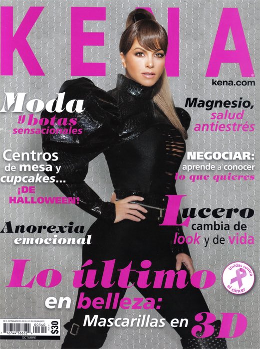 LuceroMexico's tweet photo. Padrísimo este recuerdo de la portada para la revista Kena. El look y styling súper lindos 🙌🏼✨💜 https://t.co/IofZEz8rFB