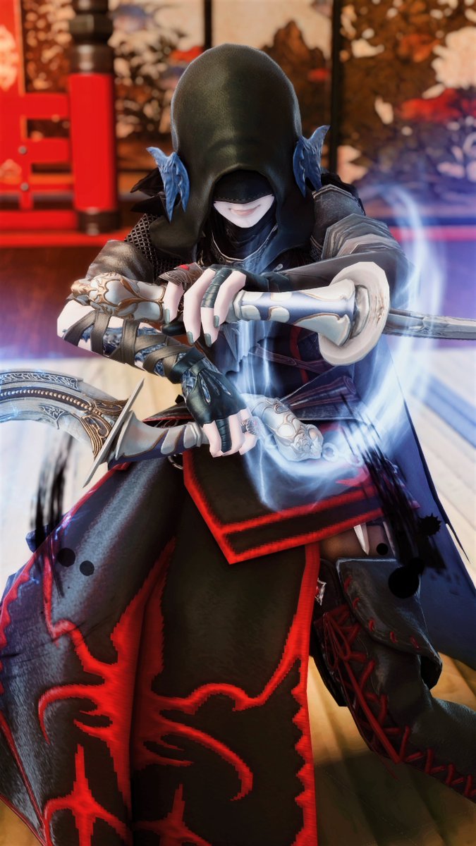 Lottarinori's tweet photo. My first melee was Ninja! It took me 4 years to get her to level 80, but oh well.
#FFXIV #FF14 #FFXIVJob #Ninja #GShade https://t.co/xN6TVoaVsS