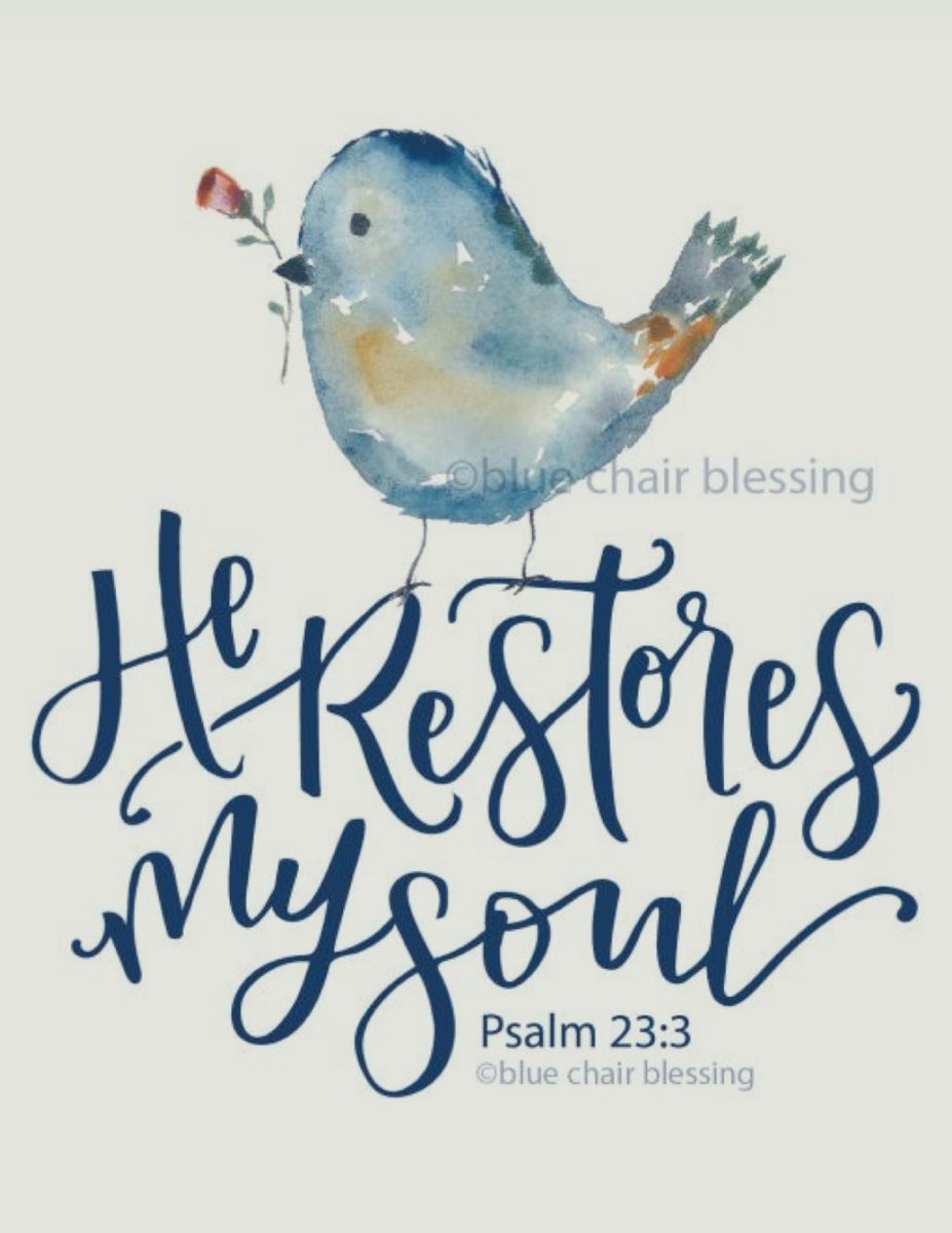 sharonePack's tweet photo. He offers a Resting Place for me in His Luxurious Love
His tracks take me to
an oasis of Peace near
The Quiet Brook of Bliss
That’s where He
Restores and Revives my Life
He opens before me
The Right Path
and leads me along
In His Footsteps of Righteousness
#ForHisNameSake https://t.co/cjt2n81Eiy