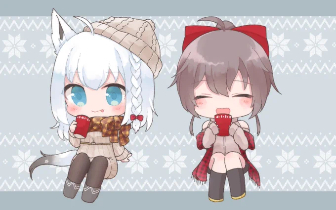 冬の夏色吹雪
#絵フブキ #祭絵 