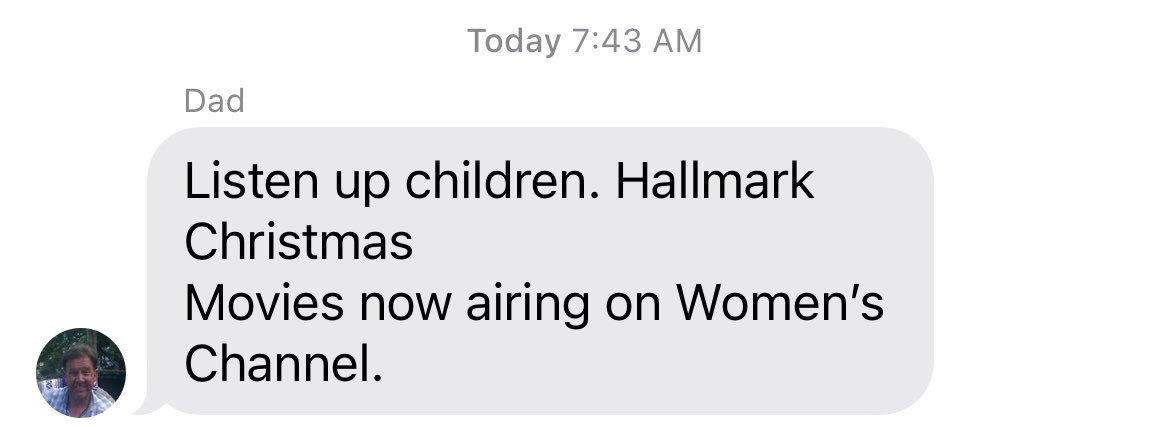 SeanMarks505's tweet photo. The texts my siblings and I receive from my dad are always clear, concise and straight to the point… #KeepingUsInformed https://t.co/wUkDEzhzTd