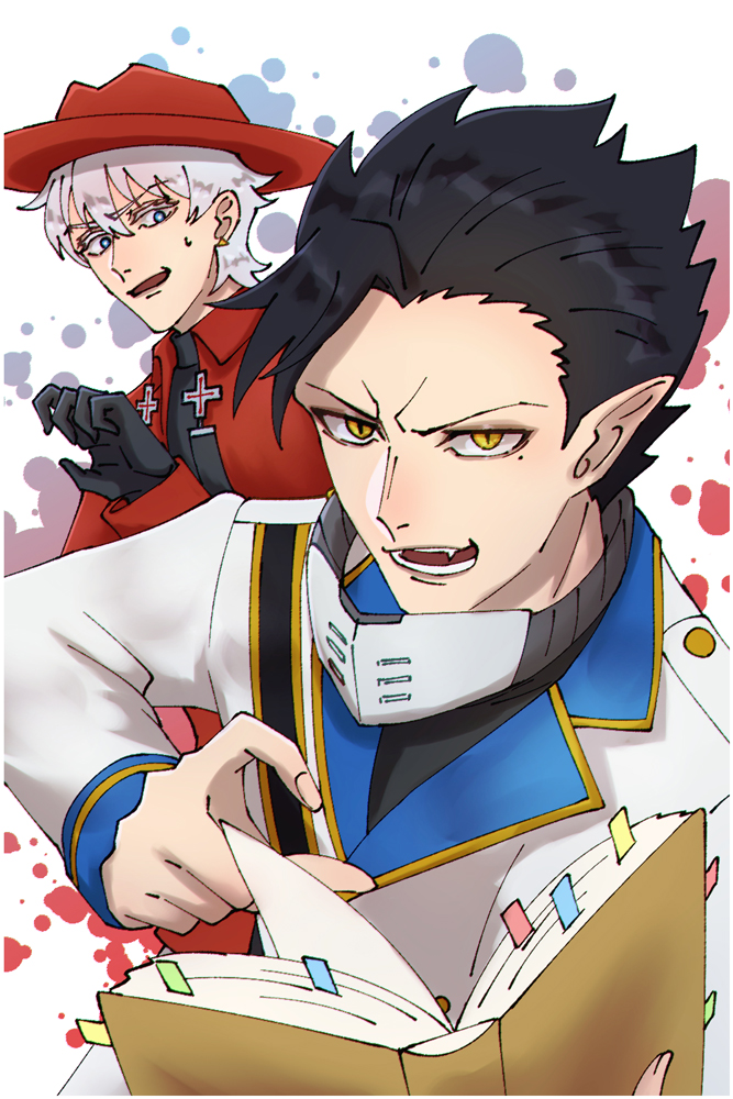 tenchi_jun's tweet photo. 吸死の半田とロナルド https://t.co/KnE2xkxGZc